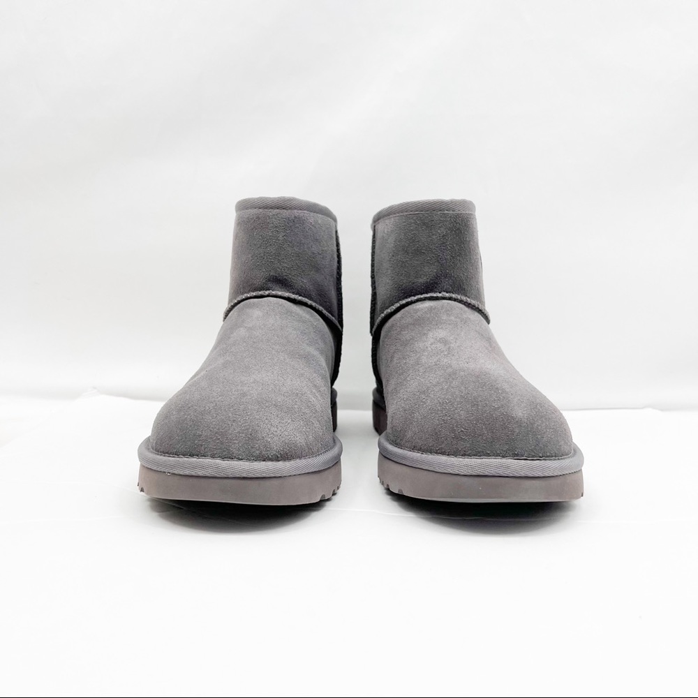 UGG Classic Mini Side Logo Ankle Suede Boots 1122558- Color Shade - Picture 3 of 13